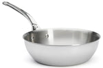 Sauteuse bombée De Buyer Affinity en acier inoxydable 5 ply - 24cm