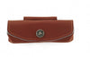Etui MAX CAPDEBARTHES Pérou 9811 en cuir marron pour couteaux avec manche jusqu'à 10 ou 11cm