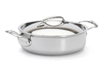 Sautoir De Buyer Affinity en acier inoxydable 5 ply avec couvercle - 24cm
