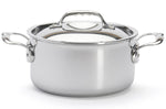 Faitout De Buyer Affinity en acier inoxydable 5 ply avec couvercle - 20cm