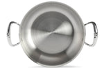 Sautoir bombé De Buyer Affinity 28cm en acier inoxydable 5 ply avec couvercle