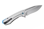 Couteau pliant BUCK RUCKUS 0713BLS manche noir et bleu 12cm