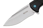 Couteau pliant BUCK RUCKUS 0713BLS manche noir et bleu 12cm
