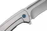 Couteau pliant BUCK RUCKUS 0713BLS manche noir et bleu 12cm
