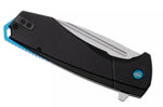 Couteau pliant BUCK RUCKUS 0713BLS manche noir et bleu 12cm