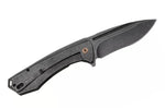 Couteau pliant BUCK RUCKUS 0713CPS manche noir 12cm