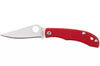 Couteau pliant Spyderco Honeybee C137GRDP manche 5,2cm en G10 rouge