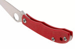 Couteau pliant Spyderco Honeybee C137GRDP manche 5,2cm en G10 rouge