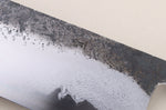 Couteau nakiri 16,5cm japonais artisanal Hado Sumi B1D manche en chêne