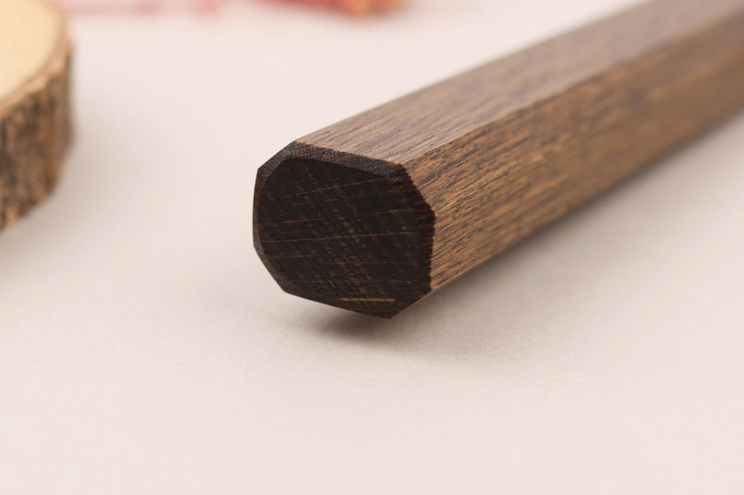 Couteau nakiri 16,5cm japonais artisanal Hado Sumi B1D manche en chêne