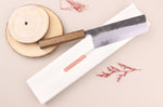 Couteau nakiri 16,5cm japonais artisanal Hado Sumi B1D manche en chêne