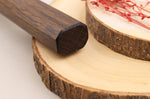 Couteau de chef 24cm japonais artisanal Hado Sumi B1D manche en chêne