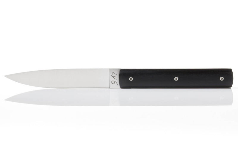 Couteau de table Perceval 9.47 en ébène du Gabon