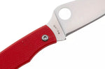 Couteau pliant Spyderco Grasshopper C138GRDP manche 7,2cm en G10 rouge
