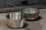 Casserole Cristel 1826 en acier inoxydable 18/10 brossé