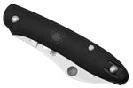 Couteau pliant Spyderco Roadie XL C267BKP manche 9,6cm noir en nylon et fibres de verre