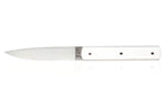 Coffret de 6 couteaux de table faits mains Perceval 9.47 blancs
