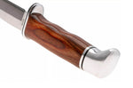 Couteau Buck 0105CCS1 Pathfinder Heritage Series lame 13cm manche en cocobolo + étui en cuir