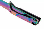 Couteau pliant Kershaw Misdirect KS.1365RBW manche en acier inoxydable rainbow 10,1cm