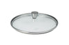 Couvercle Cristel 1826 en verre bombé à pontet en inox - 16cm