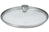 Couvercle Cristel 1826 en verre bombé à pontet en inox - 30cm