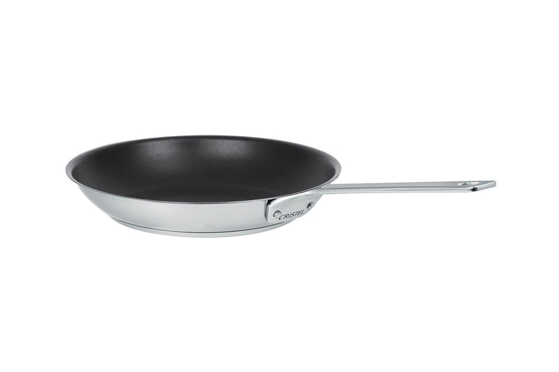 Poêle antiadhésive Cristel 1826 Exceliss en acier inoxydable 18/10 brossé - 20cm