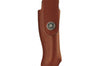Etui MAX CAPDEBARTHES 37812 en cuir marron pour couteaux laguiole avec manche de 12cm
