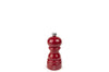 Moulin à sel manuel Peugeot Paris U'Select en bois laqué rouge - 12 cm