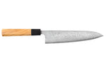 Couteau de chef 21cm japonais artisanal Yuzo Damas VG10