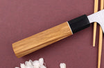 Couteau bunka 18cm japonais artisanal Yuzo Damas VG10