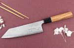 Couteau bunka 18cm japonais artisanal Yuzo Damas VG10