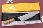 Couteau bunka 18cm japonais artisanal Yuzo Damas VG10