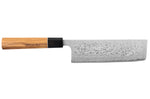 Couteau nakiri 16,5cm japonais artisanal Yuzo Damas VG10