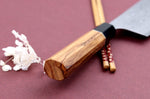 Couteau nakiri 16,5cm japonais artisanal Yuzo Damas VG10