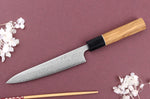 Couteau universel 15cm japonais artisanal Yuzo Damas VG10