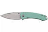 Couteau pliant CRKT Tuna Compact 2522B.CR manche 9,6cm en G10 vert d'eau