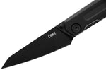 Couteau pliant CRKT Straight 2670.CR manche 8,9cm en G10 noir