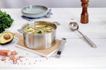 Set de 3 casseroles Cristel Strate Amovible en acier inox 18/10 - 16, 18 et 20cm
