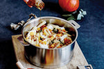 Set de 3 casseroles Cristel Strate Amovible en acier inox 18/10 + 1 poignée Strate inox