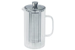 Théière Cristel Breakfast 1,2L en verre borosilicate avec filtre démontable