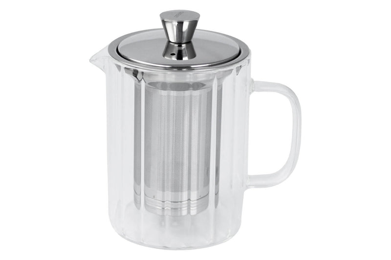 Théière Cristel Breakfast 0,8L en verre borosilicate avec filtre démontable
