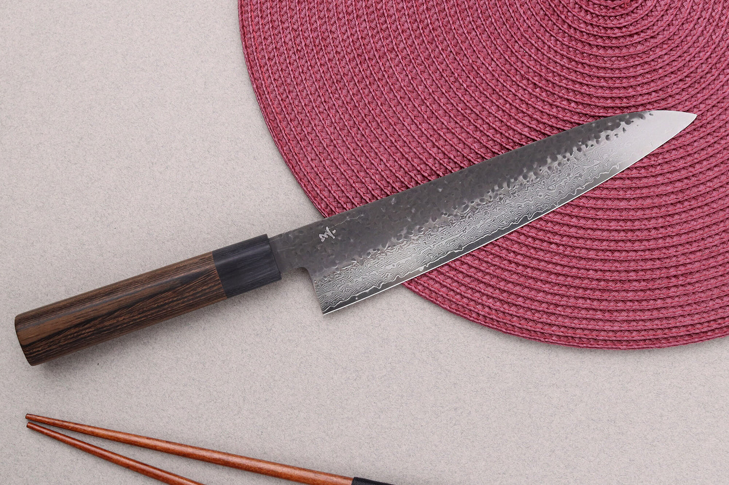 Couteau de chef 21cm japonais Shizu Hamono Gen VG10 damas