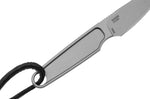 Couteau de cou CRKT HangTi 7066.CR manche 10,2cm en titanium + étui