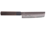 Couteau nakiri 13cm japonais Shizu Hamono Gen VG10 damas