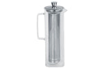 Théière Cristel Long Island 1,5L en verre borosilicate avec filtre démontable