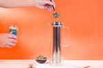 Théière Cristel Long Island 1,5L en verre borosilicate avec filtre démontable