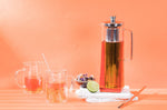 Théière Cristel Long Island 1,5L en verre borosilicate avec filtre démontable