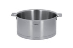 Set de 4 casseroles Cristel Strate Amovible en acier inox 18/10 + 2 poignées Strate inox