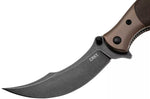Couteau pliant CRKT Ritual Compact 7465.CR manche 10,2cm en micarta marron