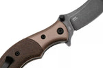 Couteau pliant CRKT Ritual Compact 7465.CR manche 10,2cm en micarta marron